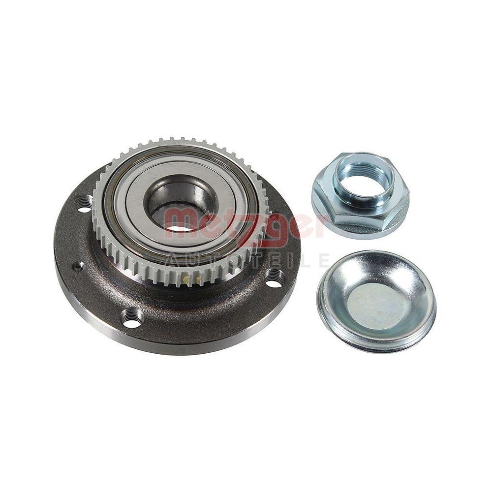 Radlagersatz METZGER WM 2050 f&uuml;r CITRO&Euml;N/PEUGEOT, Hinterachse links