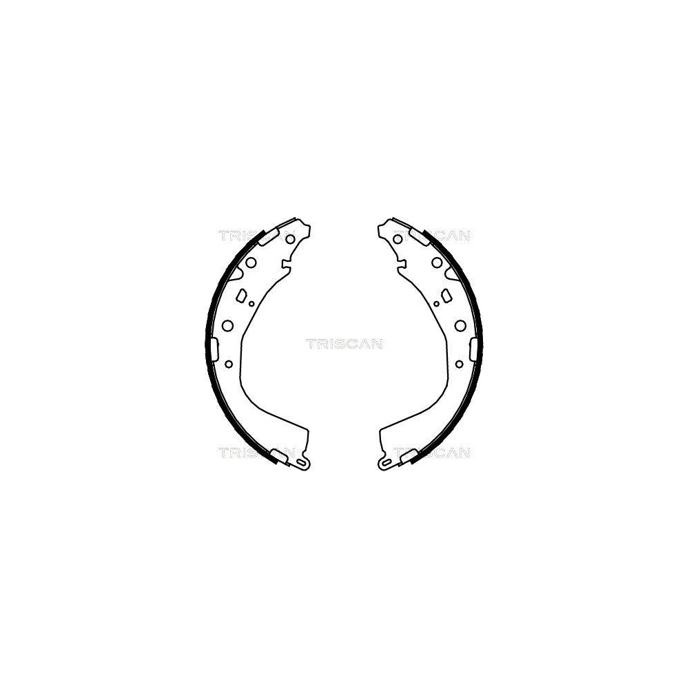 Bremsbackensatz TRISCAN 8100 13053 f&uuml;r TOYOTA, Hinterachse