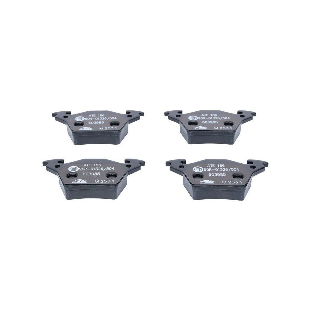 Bremsbelagsatz, Scheibenbremse ATE 13.0460-3985.2 f&uuml;r MERCEDES-BENZ, Hinterachse