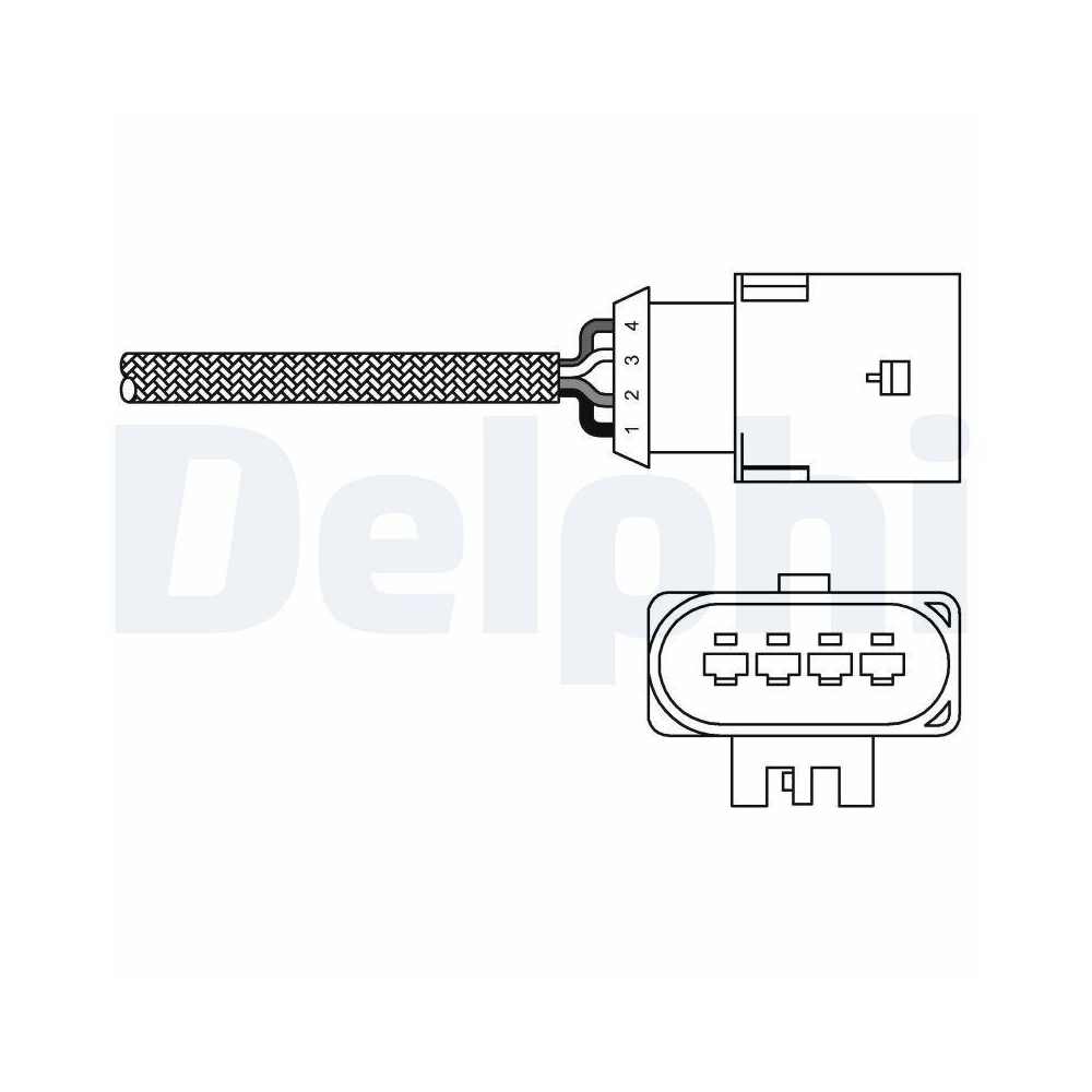 DELPHI ES20303-12B1 Lambdasonde für MG ROVER LAND ROVER, nach Katalysator