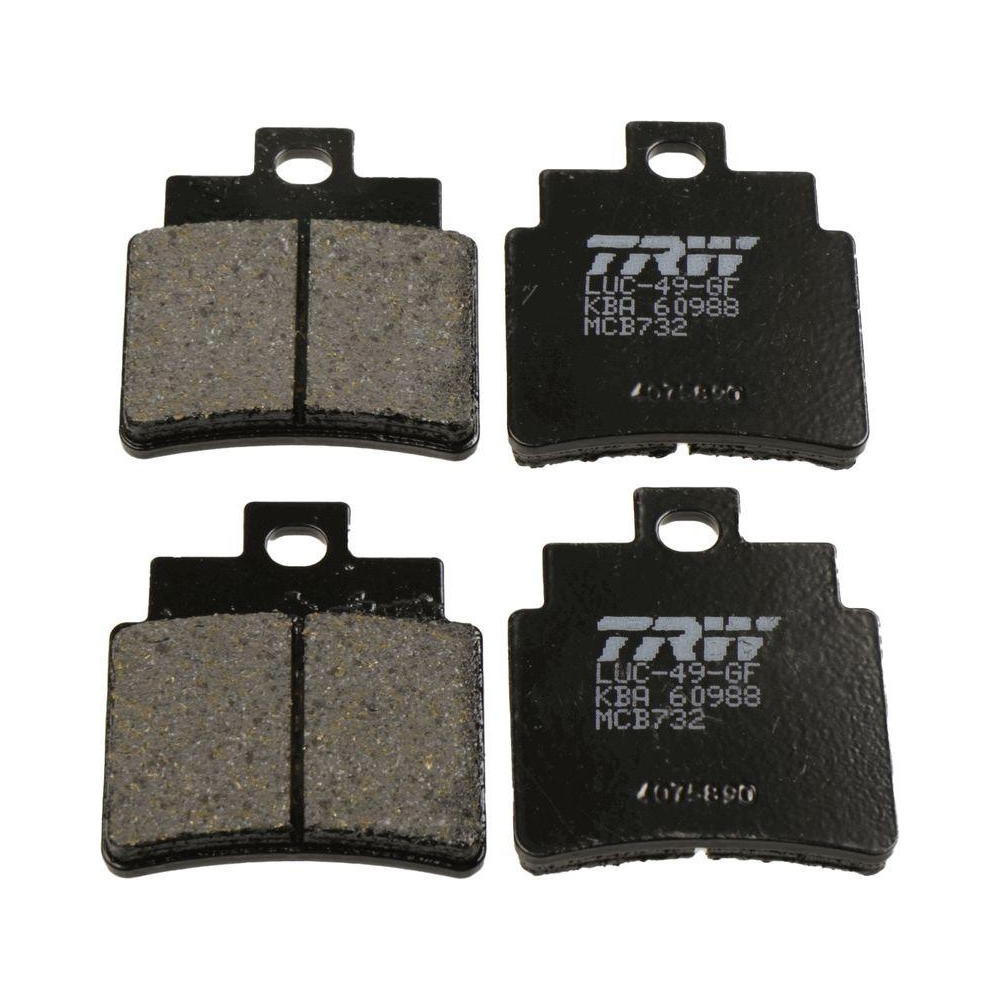 Bremsbelagsatz, Scheibenbremse TRW MCB732 Organic Allround f&uuml;r
