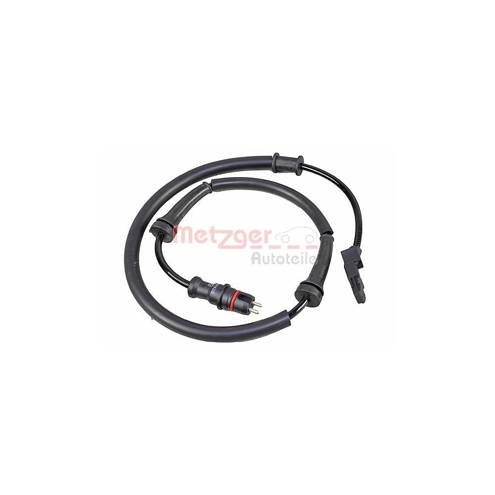 Sensor, Raddrehzahl METZGER 09001428 f&uuml;r RENAULT, Hinterachse
