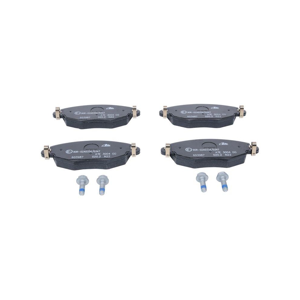 Bremsbelagsatz, Scheibenbremse ATE 13.0460-3987.2 f&uuml;r FORD JAGUAR, Vorderachse
