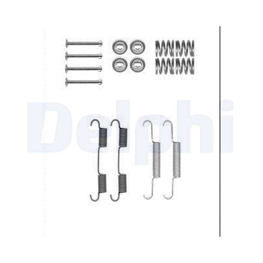 DELPHI LY1385 Zubeh&ouml;rsatz, Bremsbacken f&uuml;r, Hinterachse
