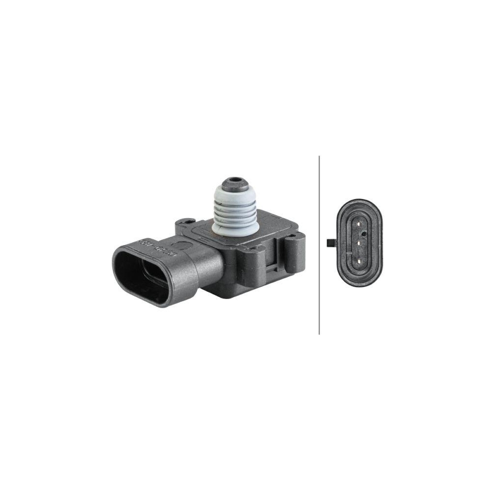 HELLA Sensor, Ladedruck 6PP 358 152-131 für MITSUBISHI RENAULT VOLVO, vorne