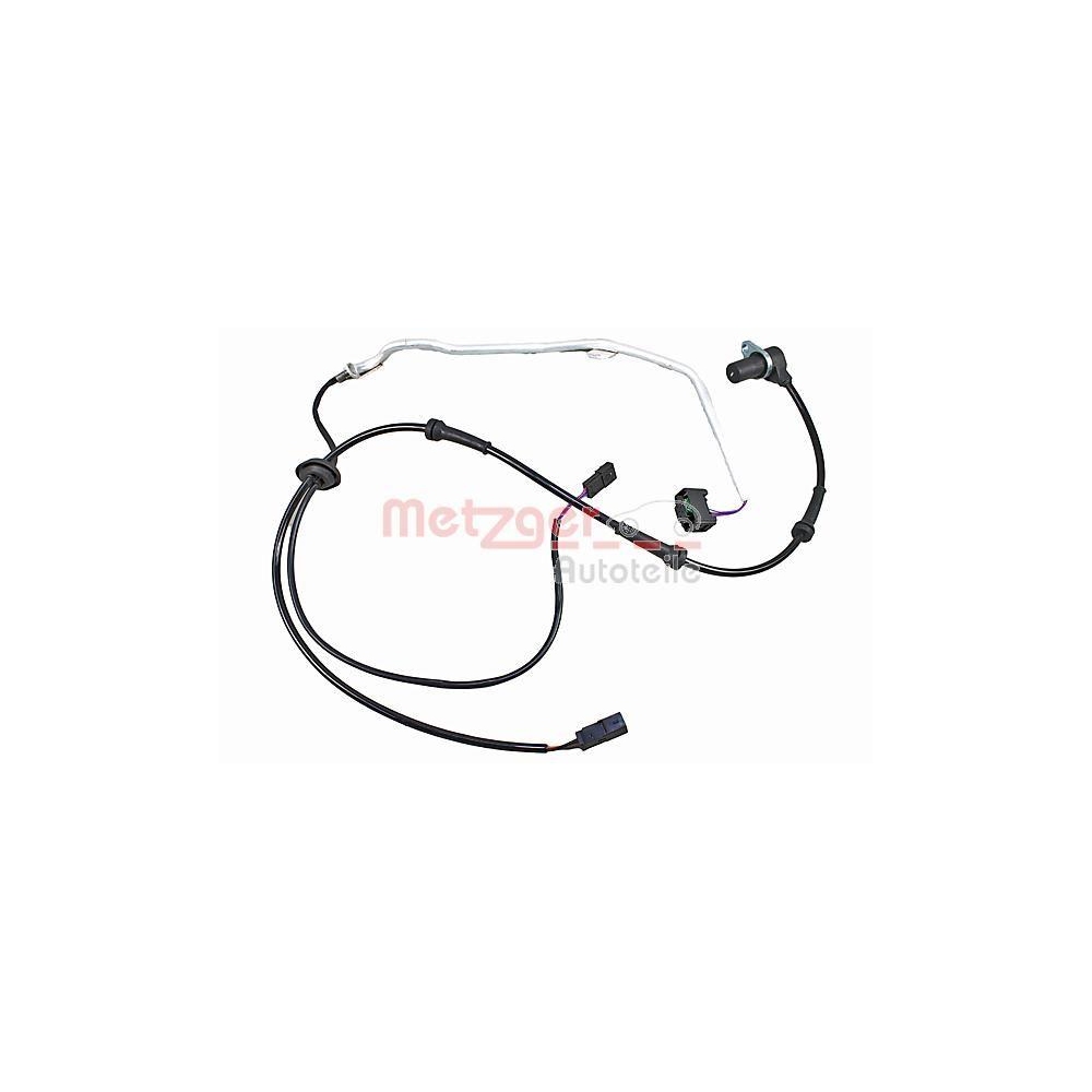 Sensor, Raddrehzahl METZGER 09001429 f&uuml;r AUDI, Hinterachse links