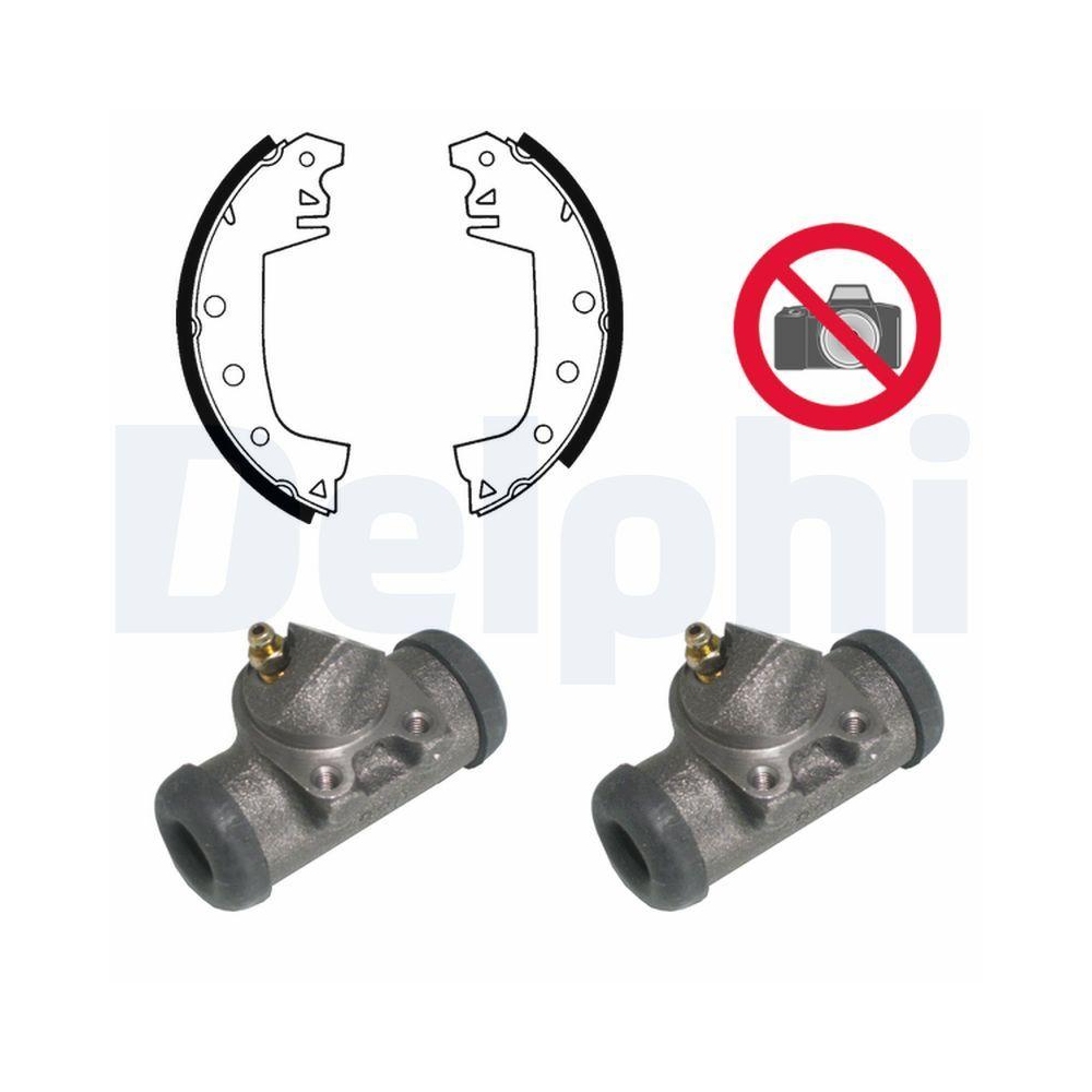 DELPHI KP620 Bremsbackensatz f&uuml;r RENAULT, Vorderachse