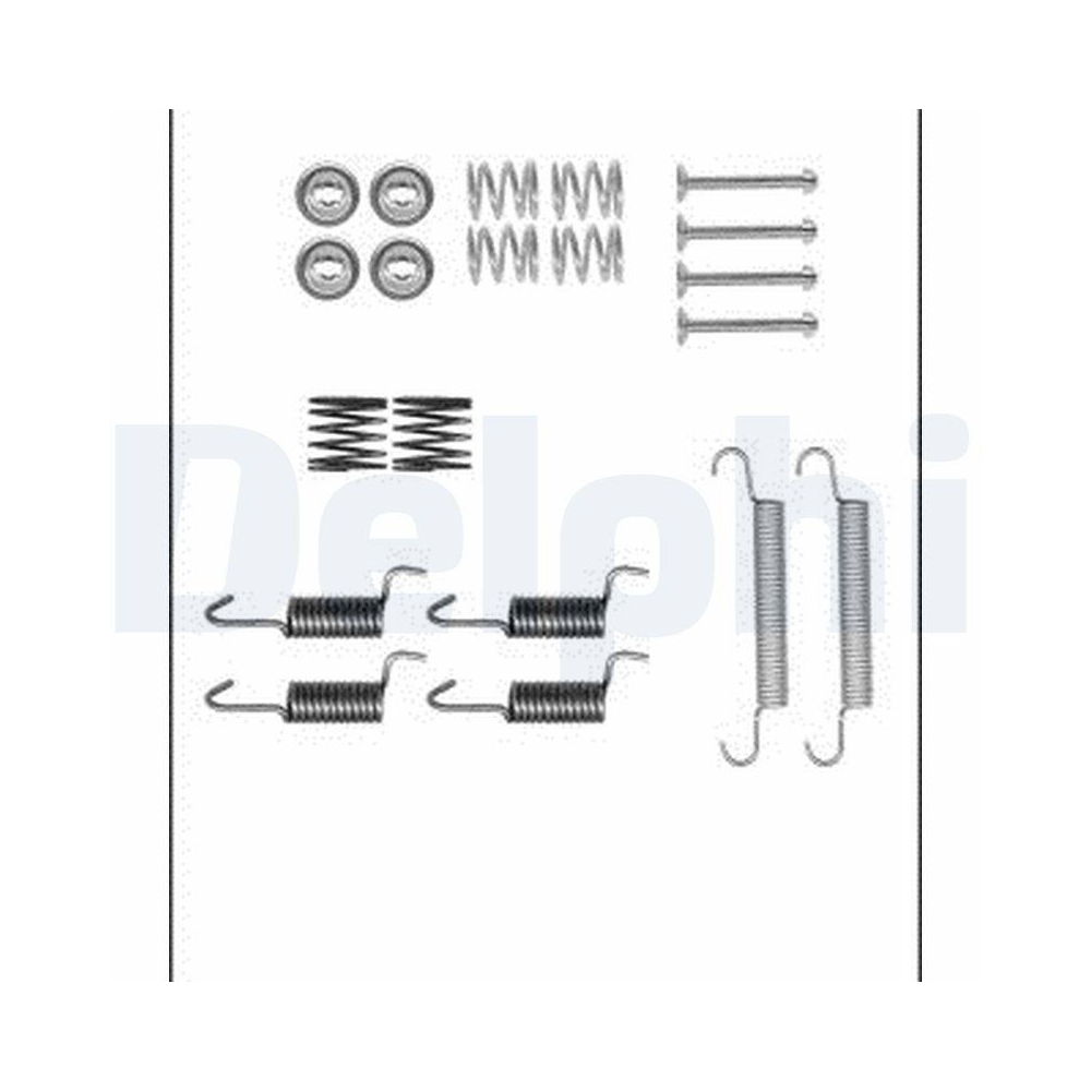 DELPHI LY1386 Zubeh&ouml;rsatz, Bremsbacken f&uuml;r, Hinterachse