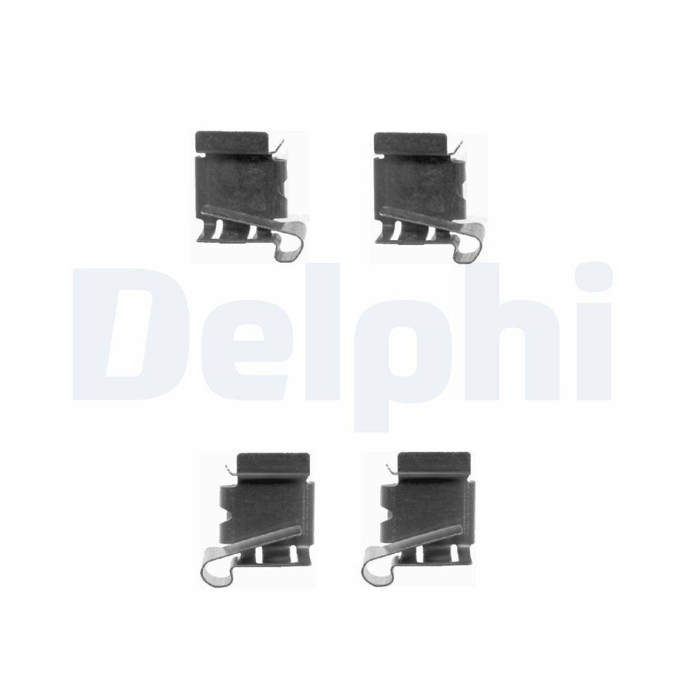 DELPHI LX0390 Zubeh&ouml;rsatz, Scheibenbremsbelag f&uuml;r, Vorderachse