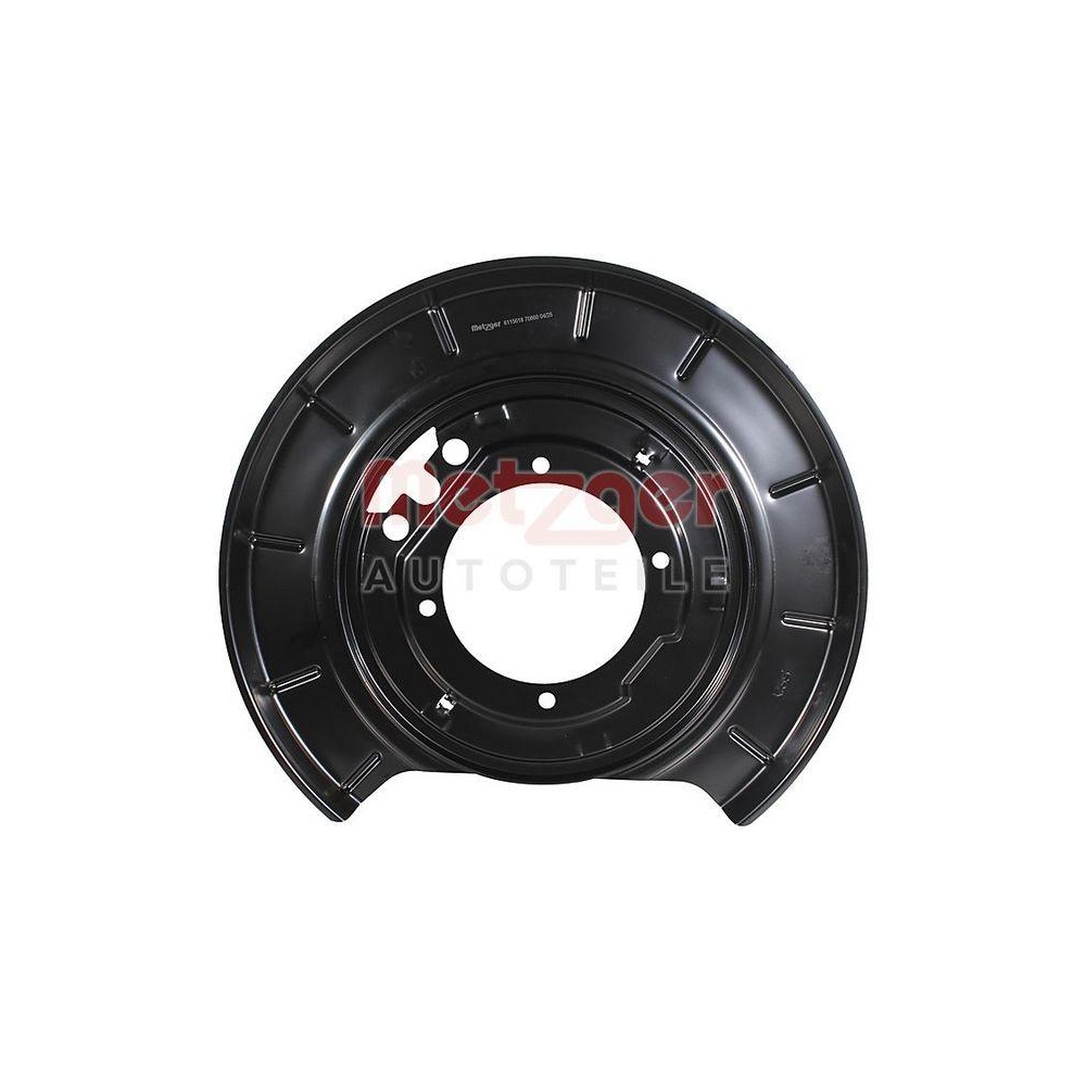 Spritzblech, Bremsscheibe METZGER AUTOTEILE 6115618 f&uuml;r MERCEDES-BENZ