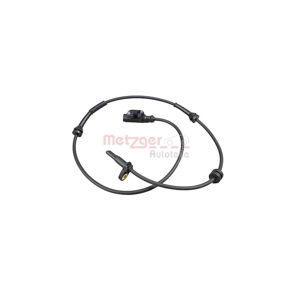 Sensor, Raddrehzahl METZGER 09001430 f&uuml;r FORD, Hinterachse links