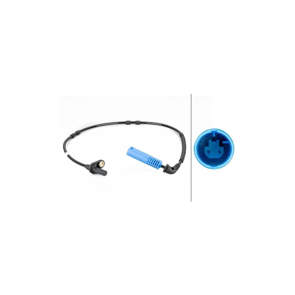 HELLA Sensor, Raddrehzahl 6PU 012 806-581 f&uuml;r BMW, Hinterachse, links, rechts