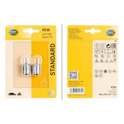 HELLA 8GA 002 071-123 Gl&uuml;hlampe, Blinkleuchte STANDARD f&uuml;r AEBI BMW DAF IVECO VW