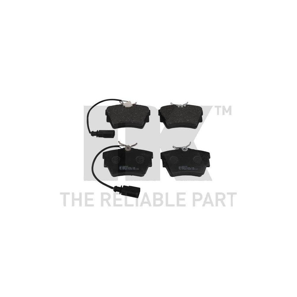 Bremsbelagsatz, Scheibenbremse NK 224747 f&uuml;r VW, Hinterachse