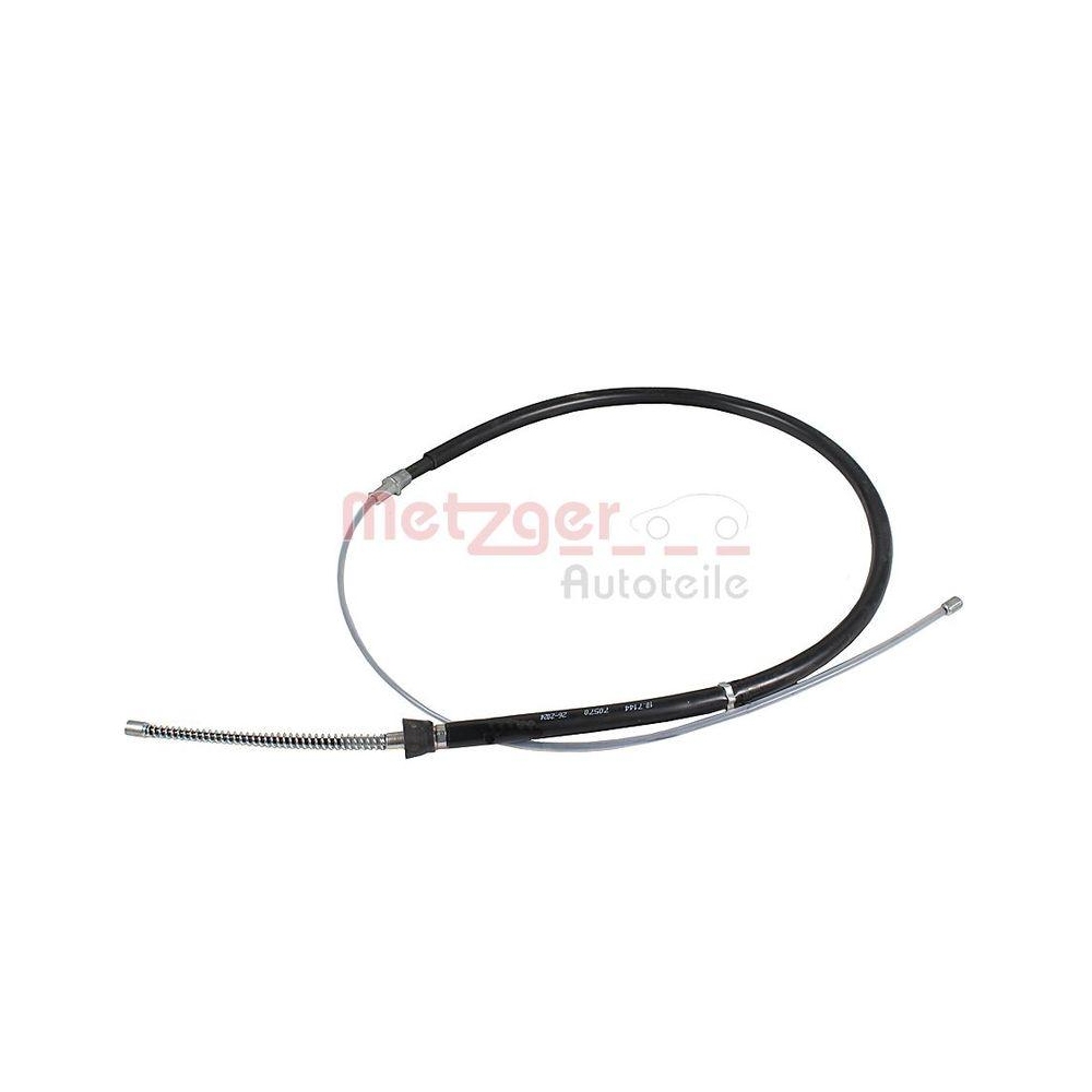 Seilzug, Feststellbremse METZGER 10.7144 f&uuml;r SEAT SKODA VW, hinten links