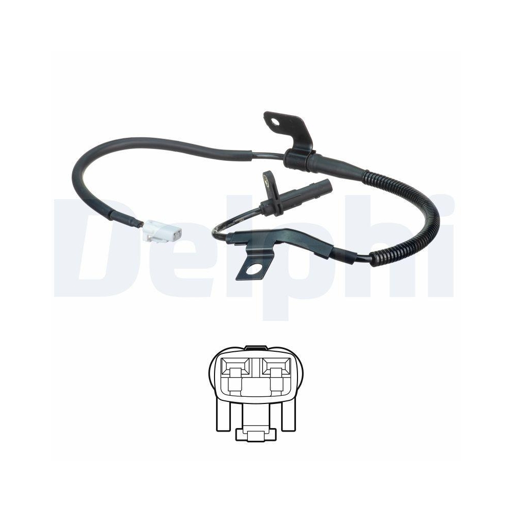 DELPHI SS20621 Sensor, Raddrehzahl f&uuml;r KIA, Vorderachse links