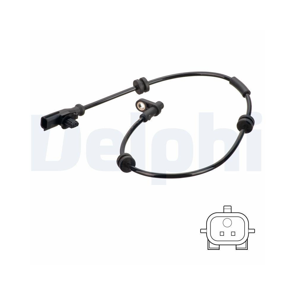 DELPHI SS20798 Sensor, Raddrehzahl f&uuml;r FORD, Hinterachse