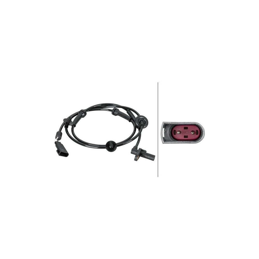 HELLA Sensor, Raddrehzahl 6PU 012 806-621 f&uuml;r FORD, links, rechts