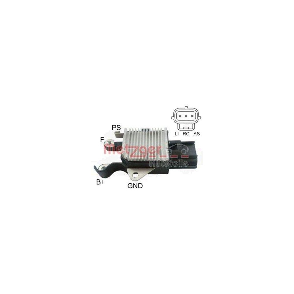 Generatorregler METZGER 2390033 f&uuml;r FORD MAZDA VOLVO IKA