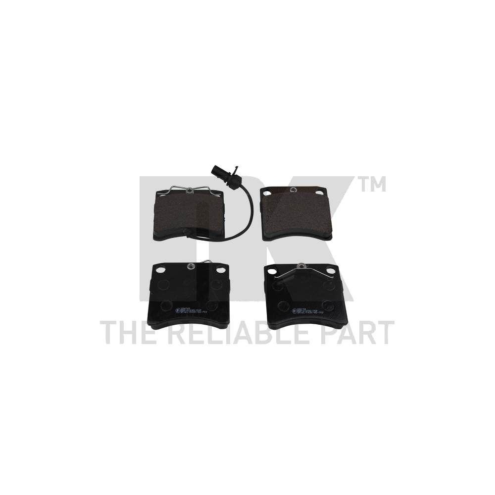 Bremsbelagsatz, Scheibenbremse NK 224748 f&uuml;r VW, Vorderachse