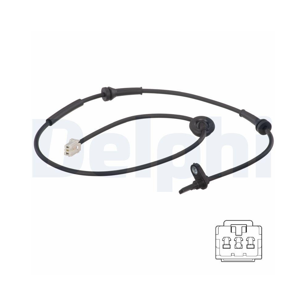 DELPHI SS20622 Sensor, Raddrehzahl f&uuml;r ALFA ROMEO, Hinterachse