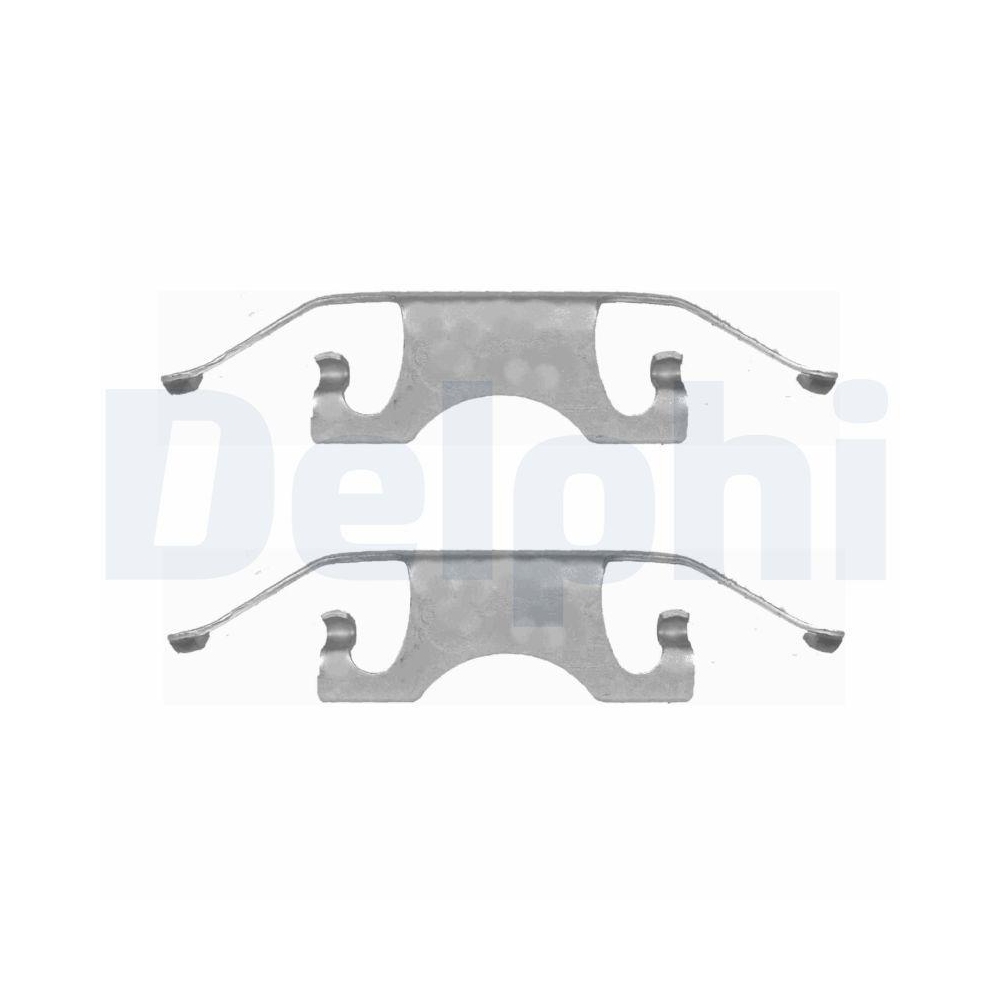 DELPHI LX0396 Zubeh&ouml;rsatz, Scheibenbremsbelag f&uuml;r, Hinterachse