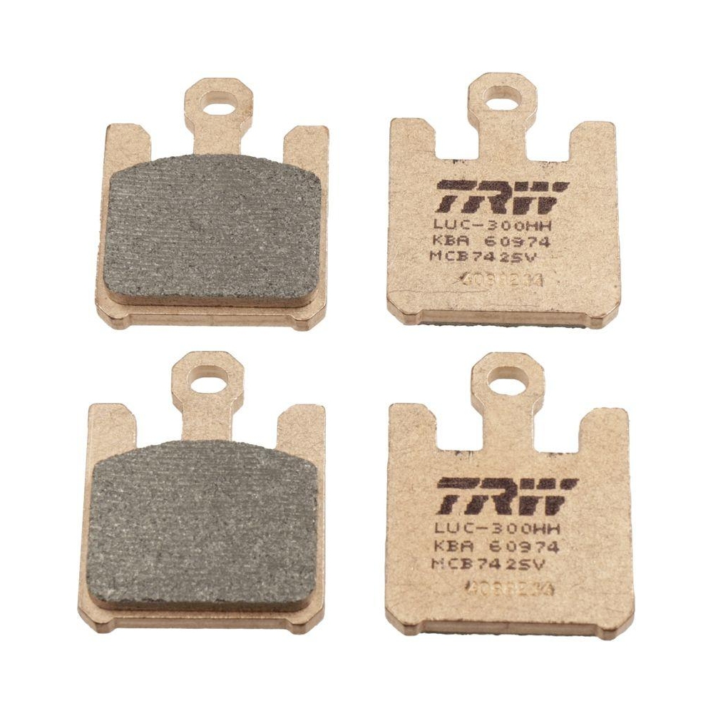 Bremsbelagsatz, Scheibenbremse TRW MCB742SV Sinter Street f&uuml;r, Vorderachse