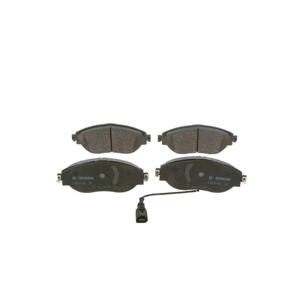 Bremsbelagsatz, Scheibenbremse BOSCH 0 986 424 285 f&uuml;r AUDI SEAT SKODA VW