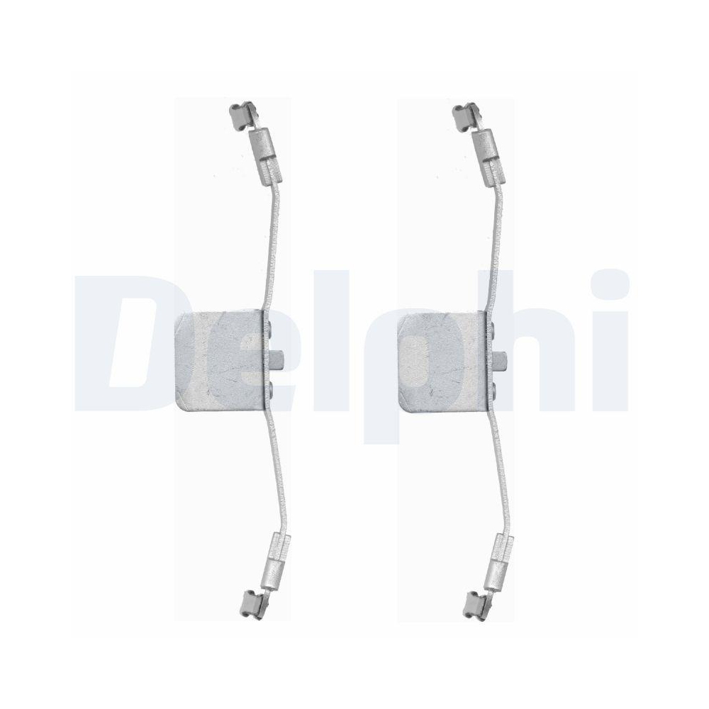 DELPHI LX0397 Zubeh&ouml;rsatz, Scheibenbremsbelag f&uuml;r VOLVO, Vorderachse