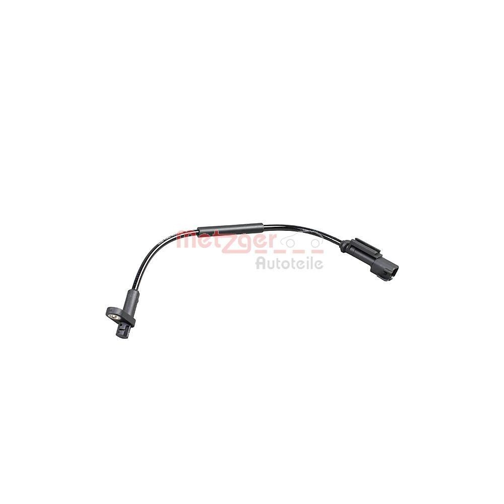 Sensor, Raddrehzahl METZGER 09001434 f&uuml;r FORD, Vorderachse