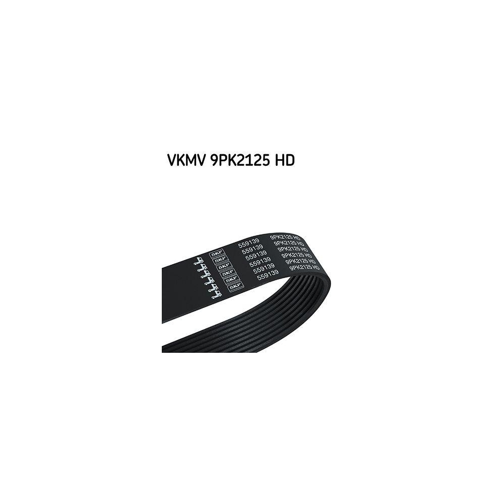 Keilrippenriemen SKF VKMV 9PK2125 HD f&uuml;r MERCEDES-BENZ