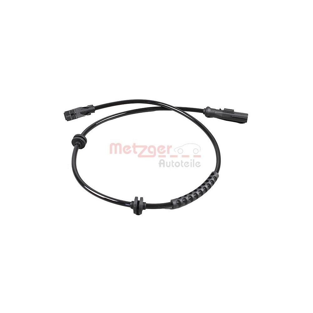 Sensor, Raddrehzahl METZGER 09001435 ORIGINAL ERSATZTEIL f&uuml;r RENAULT