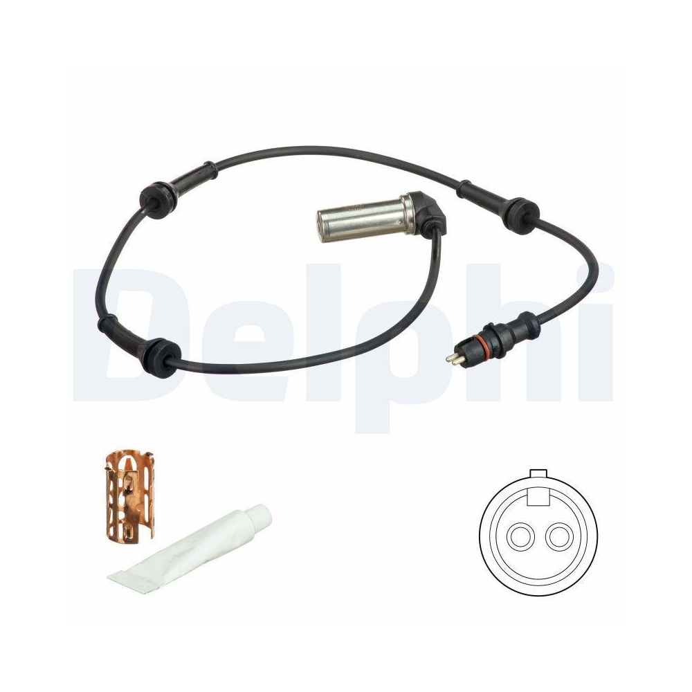 DELPHI SS20627 Sensor, Raddrehzahl f&uuml;r LAND ROVER, Hinterachse