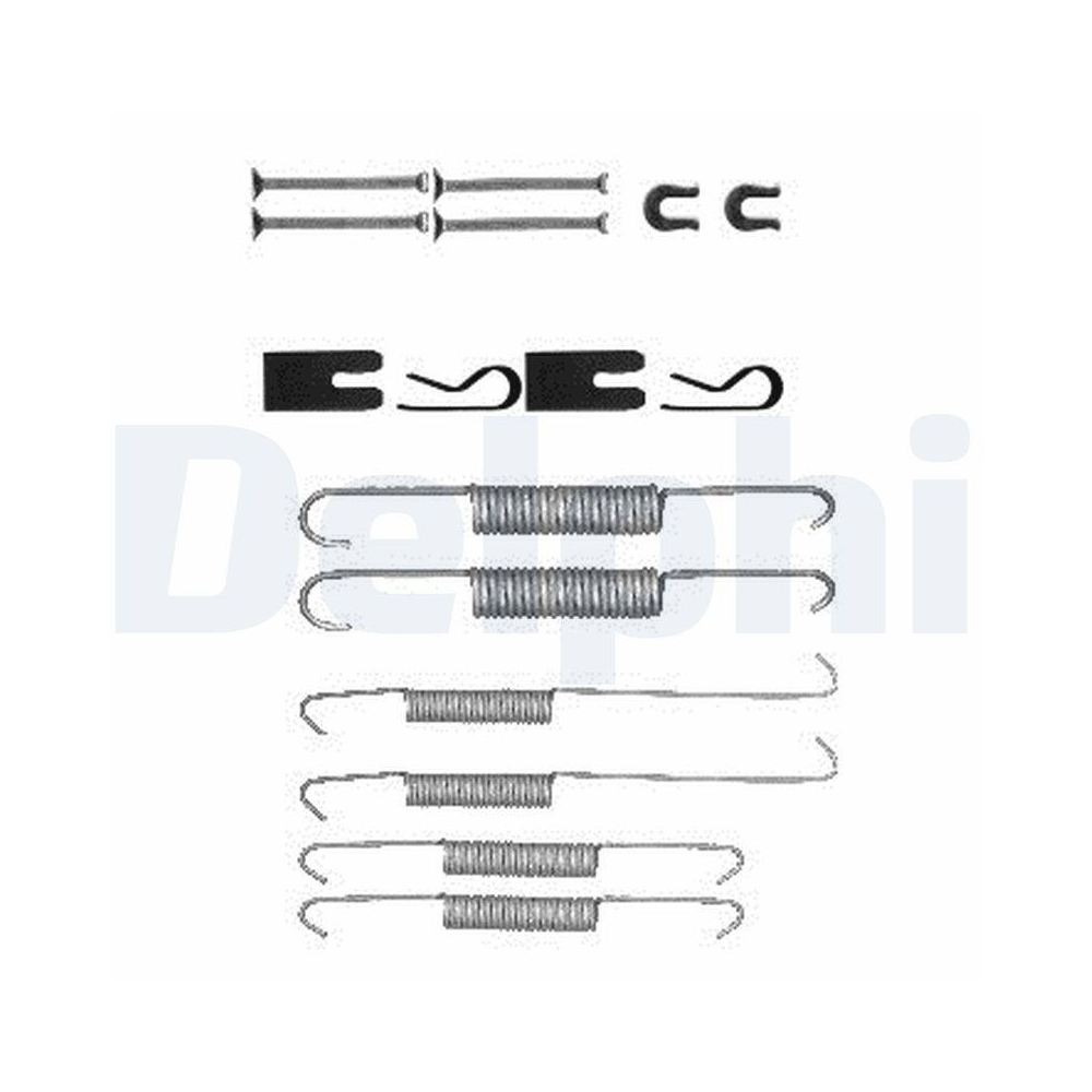 DELPHI LY1394 Zubeh&ouml;rsatz, Bremsbacken f&uuml;r TOYOTA, Hinterachse