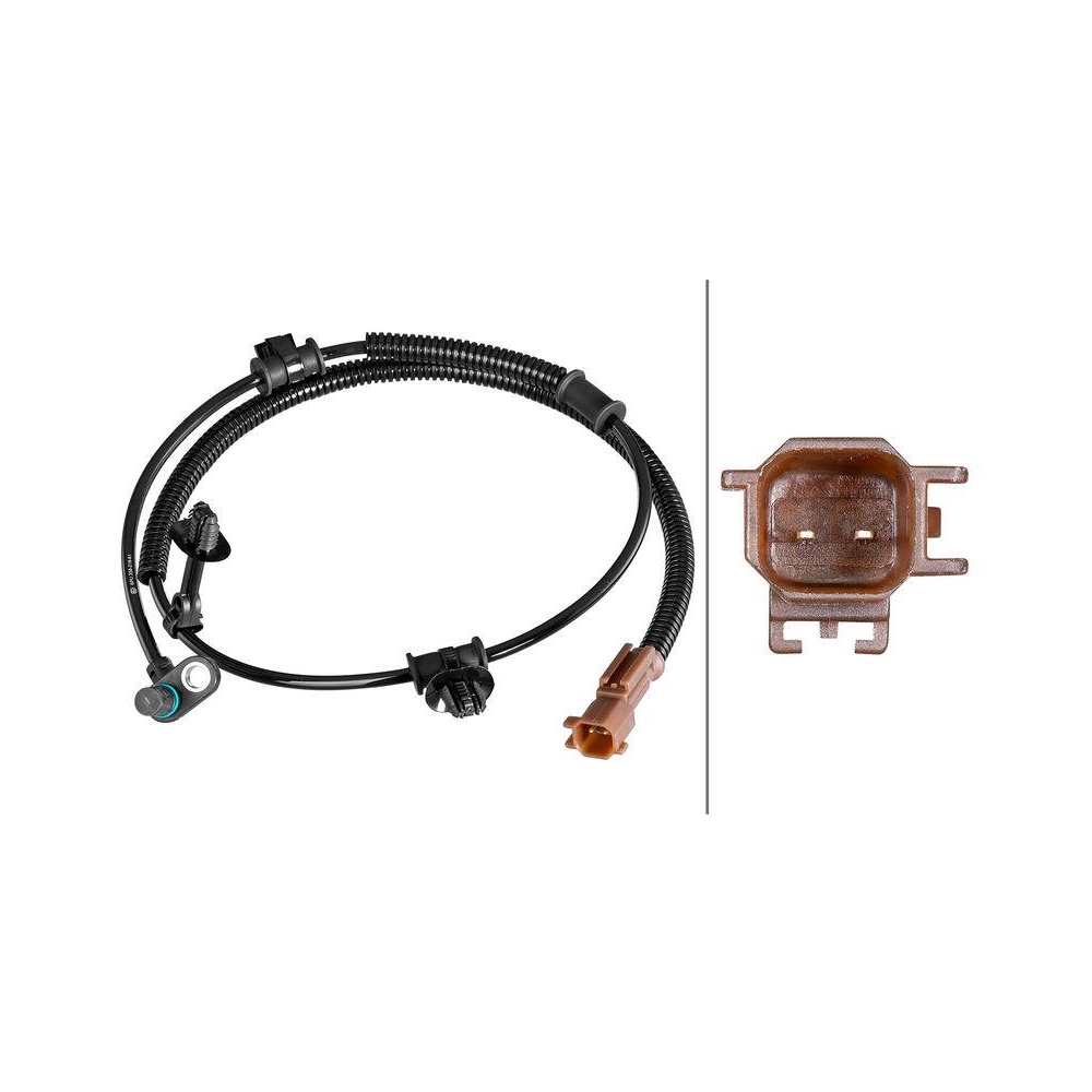 HELLA Sensor, Raddrehzahl 6PU 358 218-611 f&uuml;r FORD FORD USA, Vorderachse