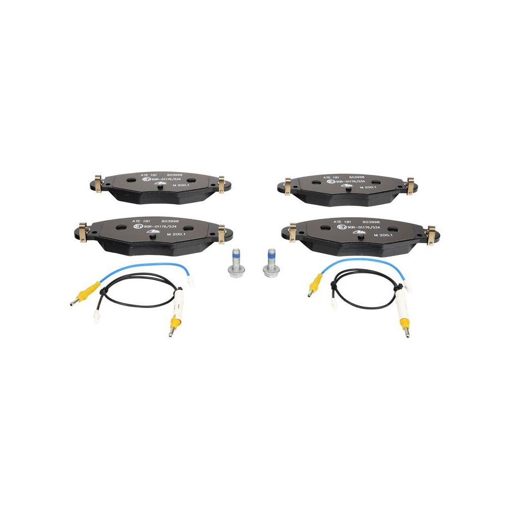 Bremsbelagsatz, Scheibenbremse ATE 13.0460-3998.2 f&uuml;r CITRO&Euml;N, Vorderachse