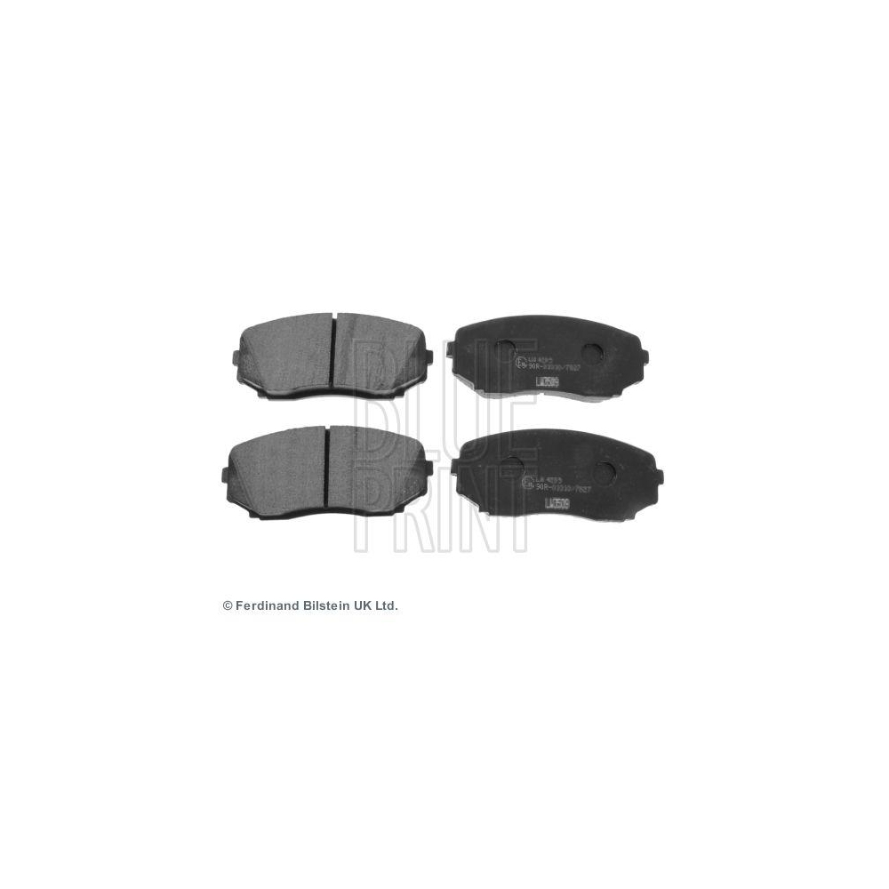 Bremsbelagsatz, Scheibenbremse BLUE PRINT ADM54297 f&uuml;r MAZDA, Vorderachse