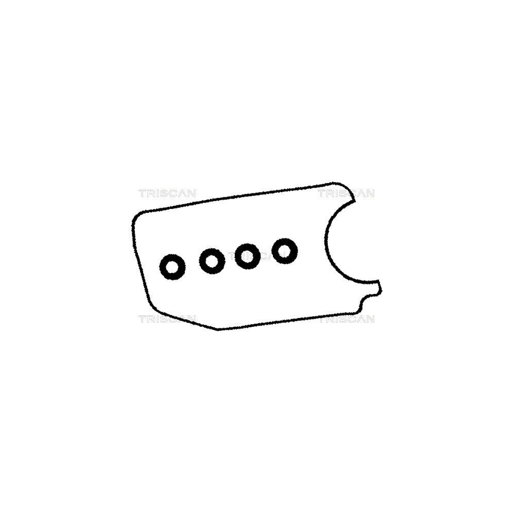 Dichtungssatz, Zylinderkopfhaube TRISCAN 515-6905 f&uuml;r SUBARU, rechts