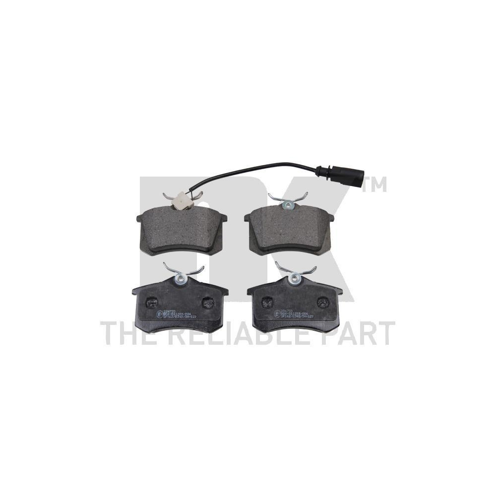 Bremsbelagsatz, Scheibenbremse NK 224755 f&uuml;r FORD SEAT VW, Hinterachse