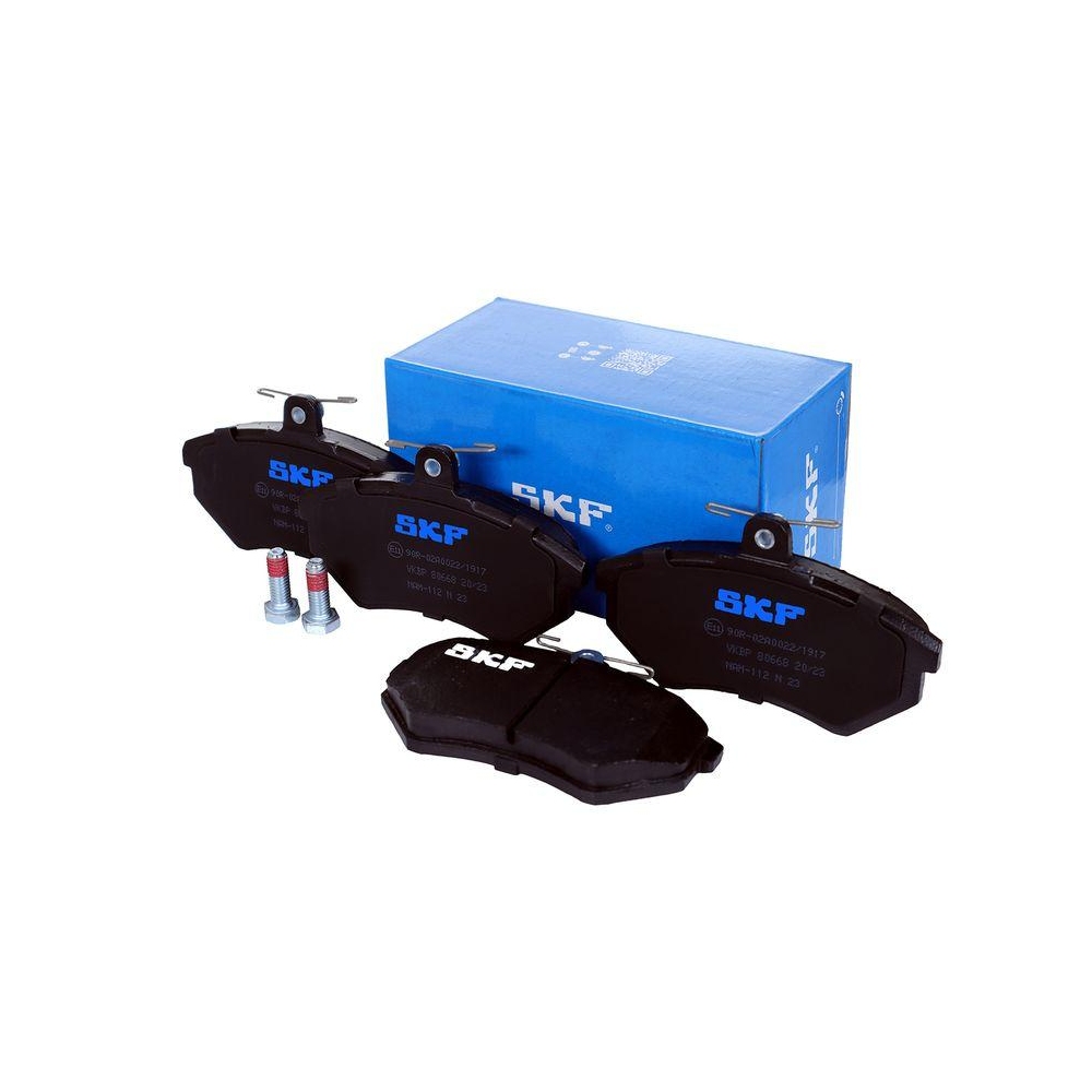Bremsbelagsatz, Scheibenbremse SKF VKBP 80668 f&uuml;r AUDI SEAT VW, Vorderachse