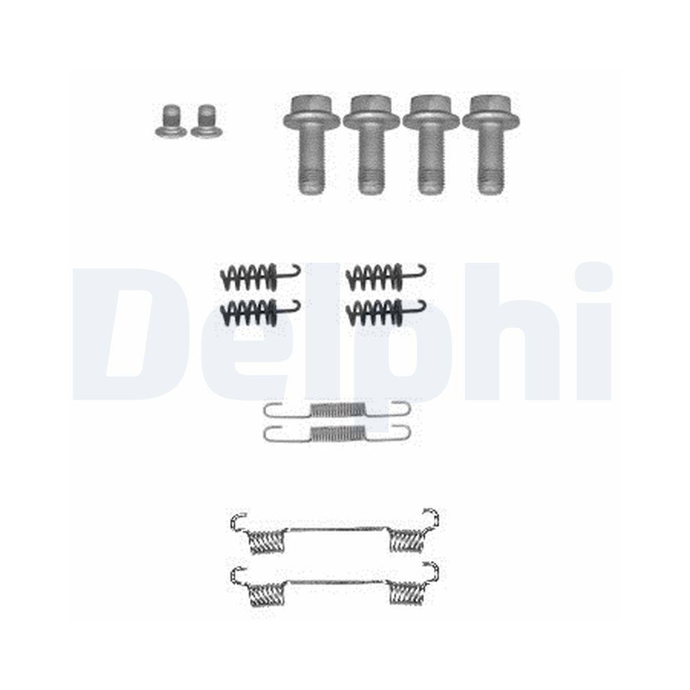 DELPHI LY1396 Zubeh&ouml;rsatz, Bremsbacken f&uuml;r MERCEDES-BENZ, Hinterachse