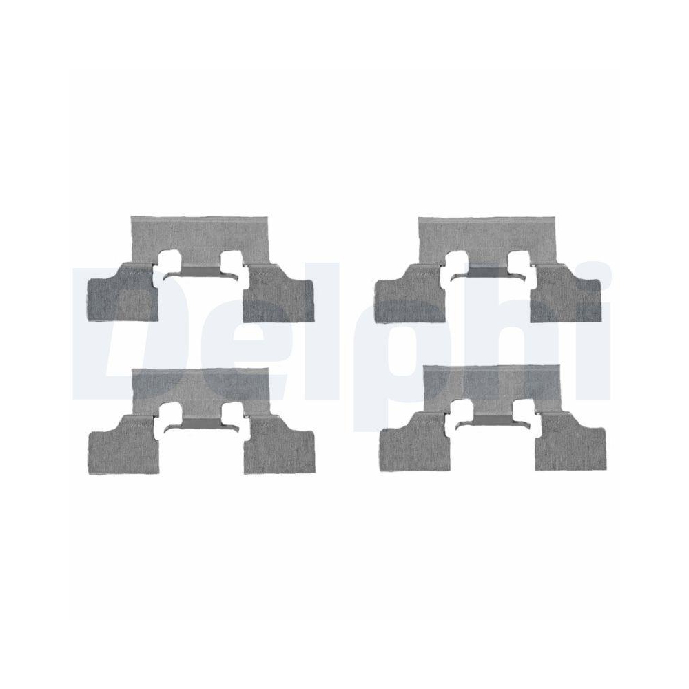 DELPHI LX0401 Zubeh&ouml;rsatz, Scheibenbremsbelag f&uuml;r JAGUAR, Hinterachse