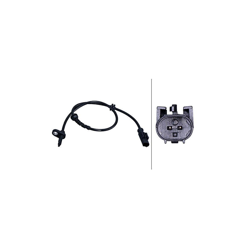 HELLA Sensor, Raddrehzahl 6PU 358 218-011 f&uuml;r FIAT OPEL VAUXHALL HITACHI, links