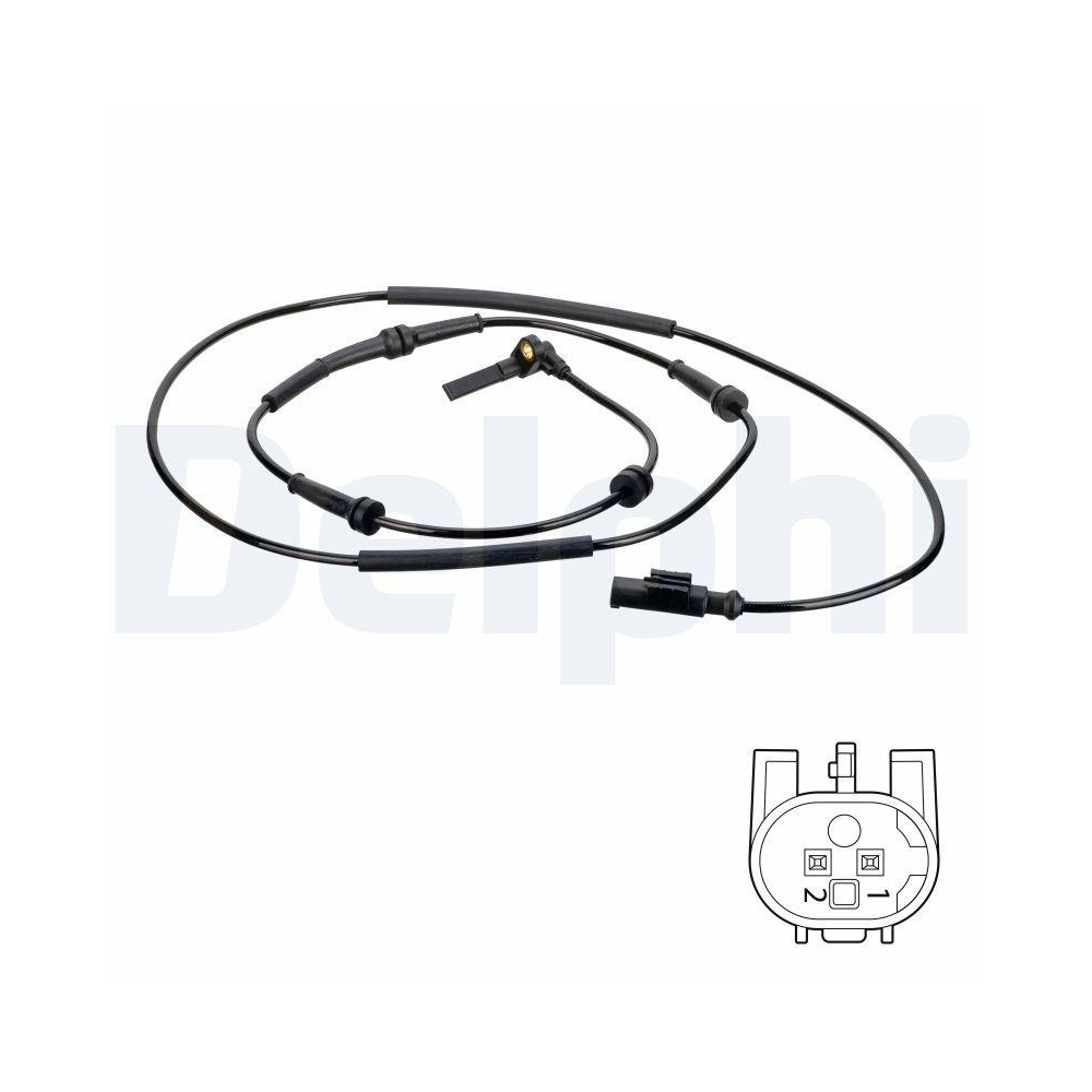 DELPHI SS20635 Sensor, Raddrehzahl f&uuml;r ALFA ROMEO, Vorderachse links