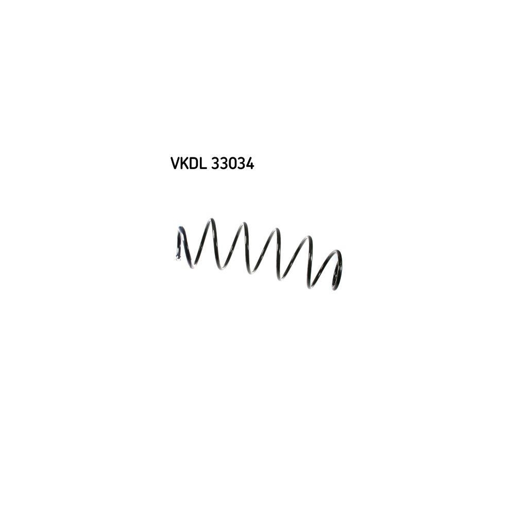 Fahrwerksfeder SKF VKDL 33034 f&uuml;r CITRO&Euml;N PEUGEOT, Vorderachse
