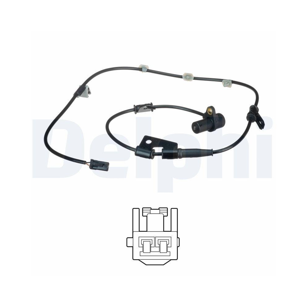 DELPHI SS20525 Sensor, Raddrehzahl f&uuml;r HYUNDAI, Vorderachse rechts