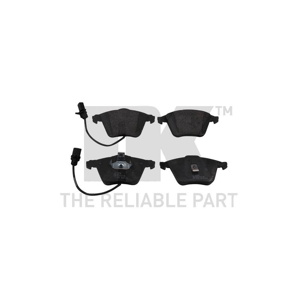 Bremsbelagsatz, Scheibenbremse NK 224758 f&uuml;r AUDI, Vorderachse