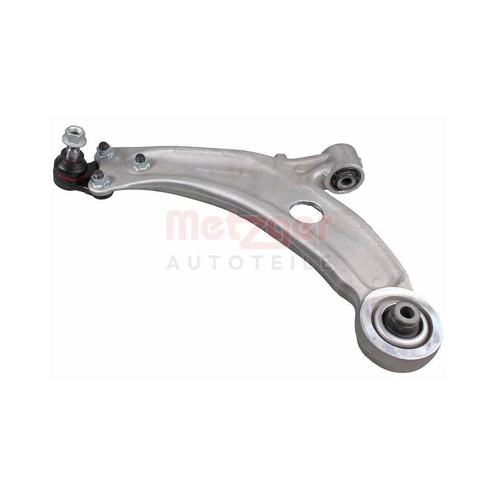 Lenker, Radaufh&auml;ngung METZGER 58158501 KIT + f&uuml;r PEUGEOT, Vorderachse links