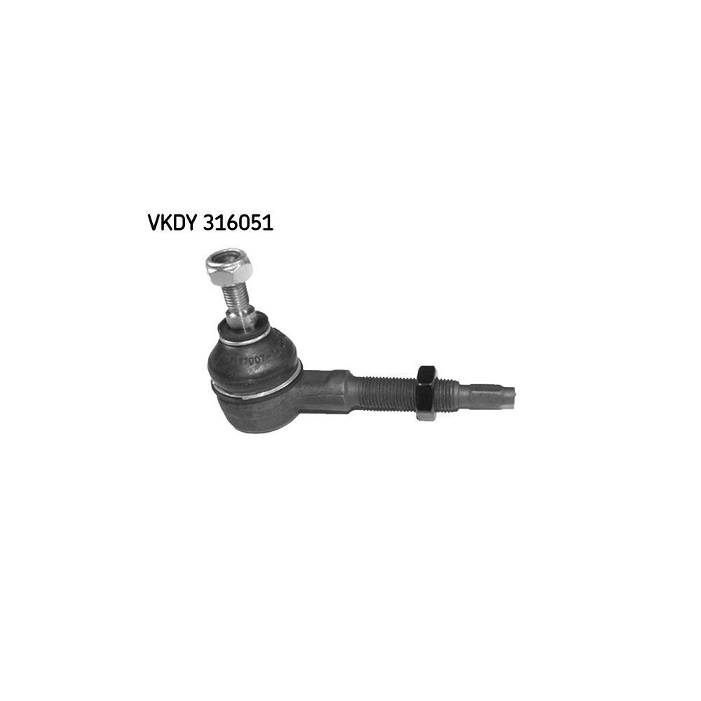 Spurstangenkopf SKF VKDY 316051 f&uuml;r RENAULT, Vorderachse beidseitig