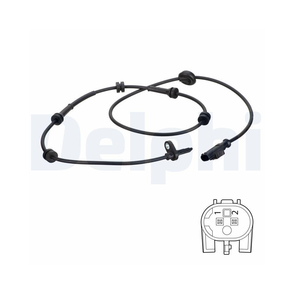 DELPHI SS20638 Sensor, Raddrehzahl f&uuml;r ALFA ROMEO, Hinterachse